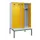 PBM-locker met bank,HxBxD 2120x1200x815mm,4vak,vak B 300mm