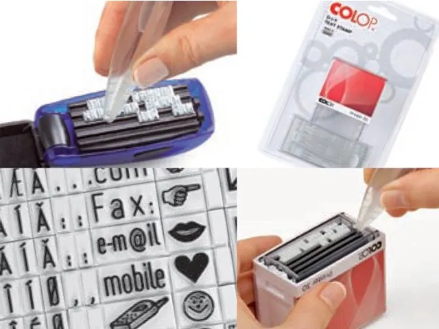 Doe-het-zelf stempel printer 40/2 6 Regels 23x59mm