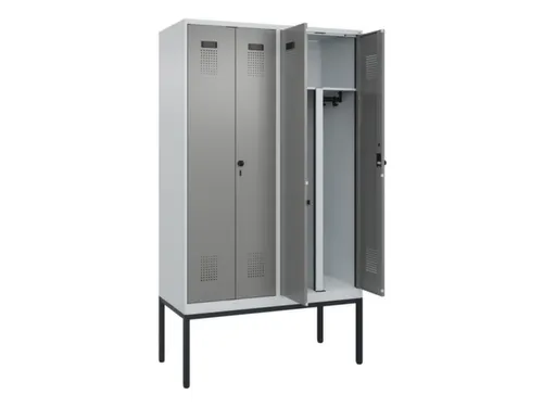 PBM-locker,HxBxD 2120x1200x500mm,4vak,vak B 300mm,draaigrendel