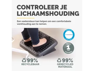 Voetensteun Fellowes standaard verstelbaar - 7