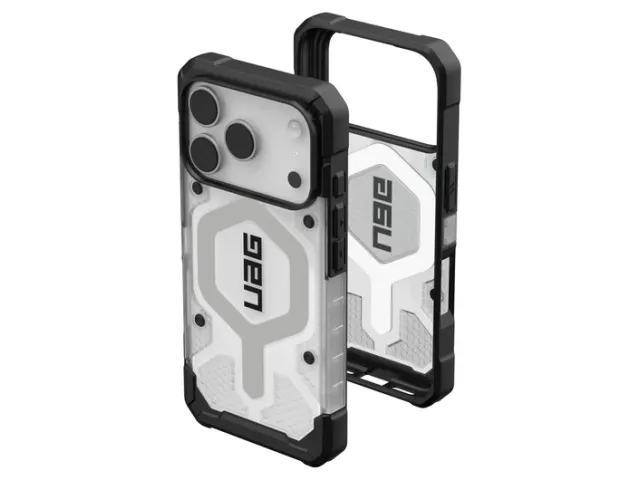 Apple iPhone 17 Pro Hoesje MagSafe Back Cover Ice Zilver