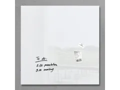 Glas/magneetbord Xl Sigel 100x100 Wit