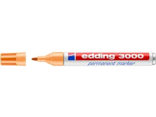 Viltstift edding 3000 rond 1.5-3mm lichtoranje - 1