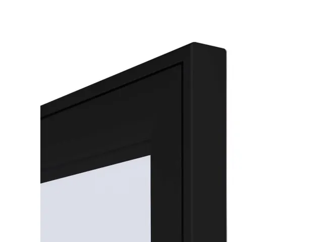 Vitrine d'affichage extérieure/intérieure 4x A4 Noir