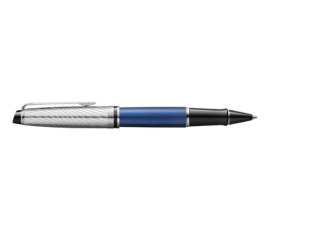 Rollerpen Waterman Expert metallic Blue CT fijn