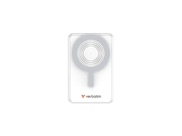 Charge 'n' Go Power Bank Magnetisch draadloos opladen 10.000mAh Zilver
