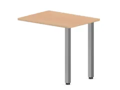 table de rallonge haut. régl. HxlxP 720-840x800x600mm NE-érable