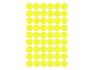 Etiket Avery Zweckform 3144 Rond Ø12mm Geel 270 Stuks - 4