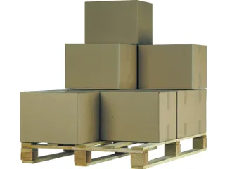 Amerikaanse vouwdoos collomoduul 385x285x285mm Bruin - 1