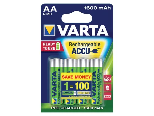 Batterij Oplaadbaar Varta 4x AA 2600Mah Ready2Use 1.2V
