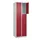 lockerkast,HxBxD 1850x600x500mm,2x3vakken,vak B 300mm,cil.-slot
