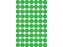 Ronde Etiketten in Etui Diameter Ø19mm, Groen, 560 Stuks, 70 per Blad
