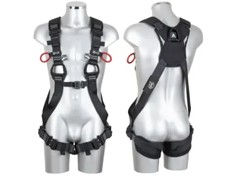 Edge Winx lichtgewicht harnas 3D met rugpadding, zwart, maat 2XL/3XL