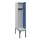 locker met bank,HxBxD 2120x400x815mm,1vak,vak B 400mm,cilinderslot