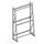 magazijnrek voor profielen,grondveld,eenzijdig,HxBxD 2500x1400x500mm