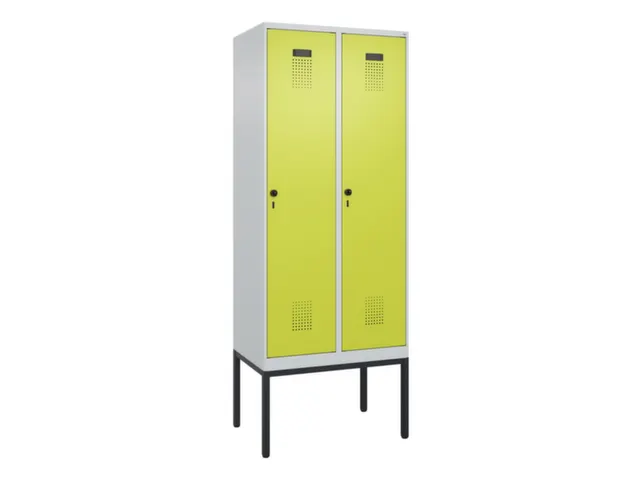 locker voor scheiding van kleding,HxBxD 2120x800x500mm,2vak