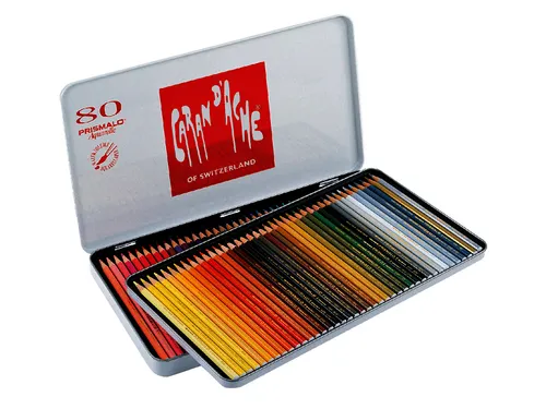 Kleurpotloden Caran d'Ache Prismalo 80 stuks assorti