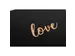 Livre d'or 140 pages tranche or - Format 21x19cm - LOVE Blanc - Noir