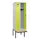 locker met bank,HxBxD 2120x600x815mm,2vak,vak B 300mm,cilinderslot