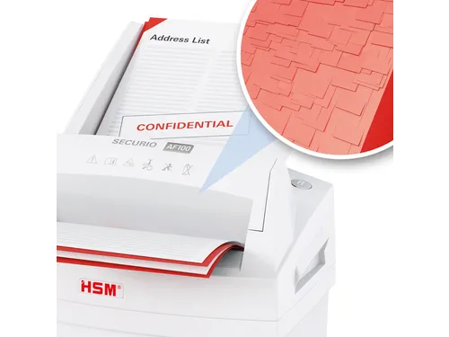 Papiervernietiger HSM Securio AF100 snippers 4mmx25mm P-4