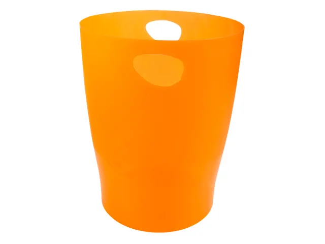 ECOBIN Papiermand 15 L oranje transparant