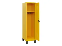 schoollocker,HxBxD 1630x400x500mm,1vak,vak B 400mm,draaigrendel,voeten
