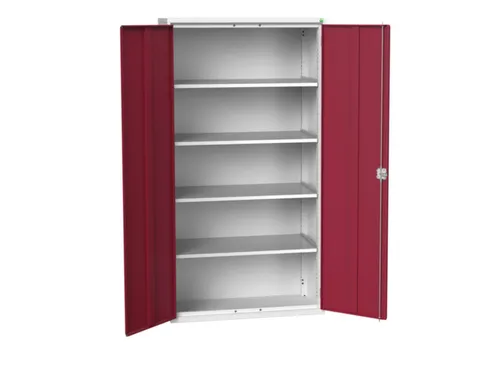 universele kast,HxBxD 2000x1050x550mm,4xStalen bodem,draaigrendelslot