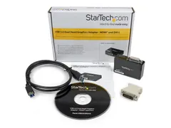 Usb 3.0 Naar Hdmi En Dvi 2x Monitor Externe Videokaart Adapter