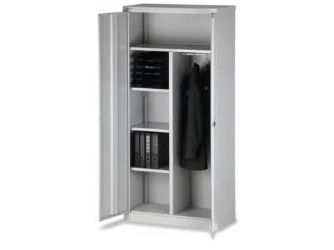 Garderobe-/-Ordnerkast Staalplaat 3 Puntsluiting Kledingstang