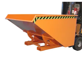 Kiepbak 1103x1070x1720mm 1.2m³ Afrolmechaniek Gelakt Ral2000 - 1