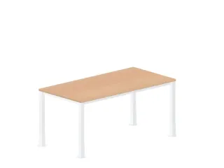 In hoogte verstelbaar bureau,HxBxD 720-840x1600x800mm,NE-esdoorn - 2