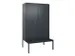locker voor scheiding van kleding,HxBxD 2120x1200x815mm,4vak