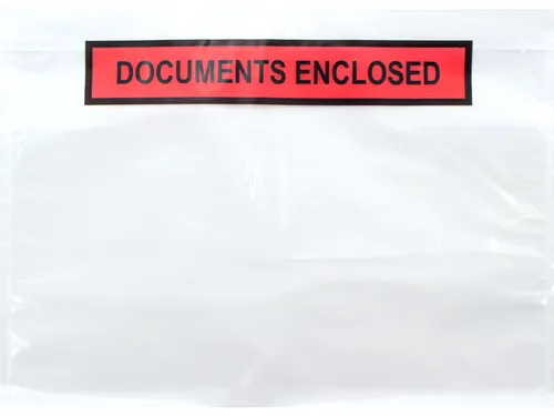 Paklijstenvelop Raadhuis 225x165mm Documents Enclosed 1000 Stuks