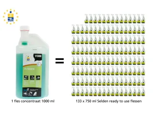 Vloerreiniger Selden V300 concentraat doseerfles 1000 ml - 4