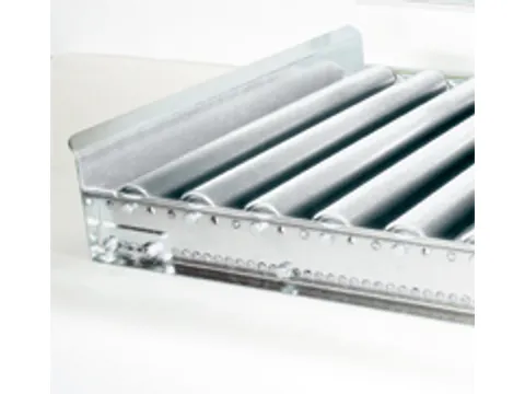 eindaanslag,v. rollenbaan,v. baan B 400mm,staal verzinkt