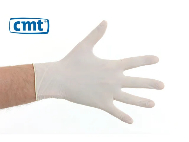 Handschoenen latex gepoederd Large wit 10x100 Stuks