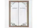 Drankkaart map Sigel 1/2 A4 smal beige voor 8 blad