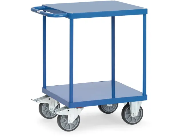 Tafelwagen Staalplaat 2496b 2 Etages 500kg 600x600mm
