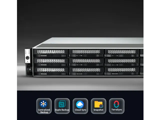 TerraMaster U12-500 Plus NAS Memory 12-BAY 10GbE BBS Intel17