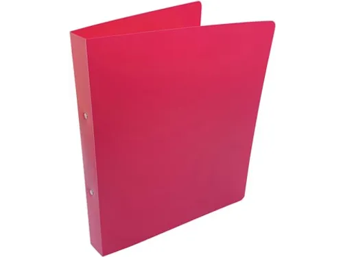 ringmap, voor ft A4, uit PP, 2 ringen van 25mm, roze