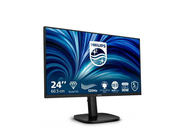 Philips 24B2U3601 24 Inch QHD IPS Monitor met USB-C Docking