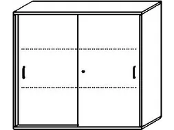 Schuifdeurkast 1150X1200X430Mm Decor Romp Beuken Decor Front Onyxgrijs