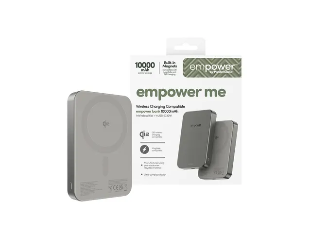 PanzerGlass empower by empower Bank | 10000mAh | Titanium, 10