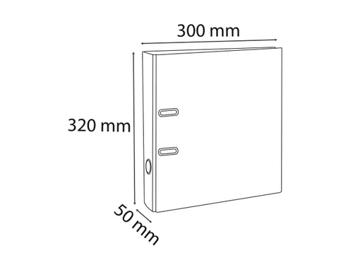 Ordner PP Prem'Touch A4maxi 50mm dogroen