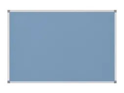 Prikbord MAULstandaard 90x180cm Textiel Licht Blauw