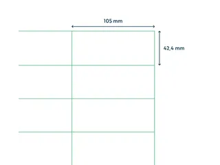 Etiketten Zelfklevend Wit 14 op A4 105x42.4mm 1000 Vel - 2