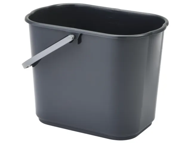 Vikan Microfibre rechthoekige stevige mopemmer grijs 16L