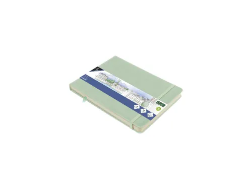 Schetsboek Kangaro A5 landscape mint PU HC 80 blad 140gr roomwit met e