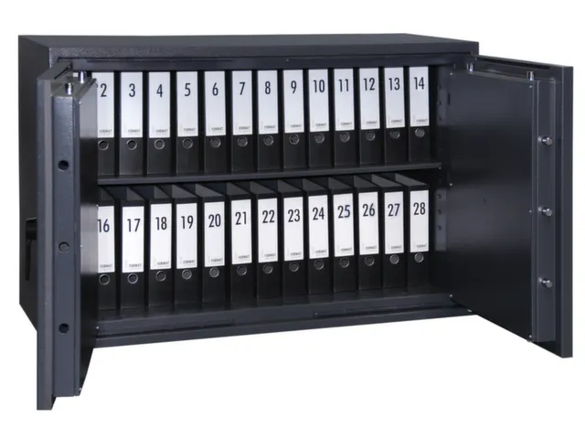 Stalen Kantoorkast Veiligheidsniveau S2 Lfs 30 P Kleur Ral7024