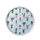 Wandklok nXt Cactus dia 30cm kunststof wit